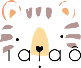 Logo IAIAÔ com rosto de tigre