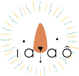 Logo IAIAÔ com rosto de leão