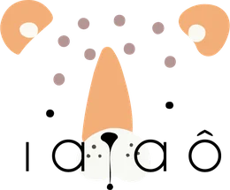 Logo IAIAÔ com rosto de onça